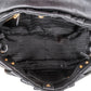 Prada Black Leather Cervo Lux Dragon Satchel Handbag