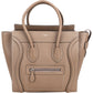 Celine Drummed Calfskin Luggage Handbag