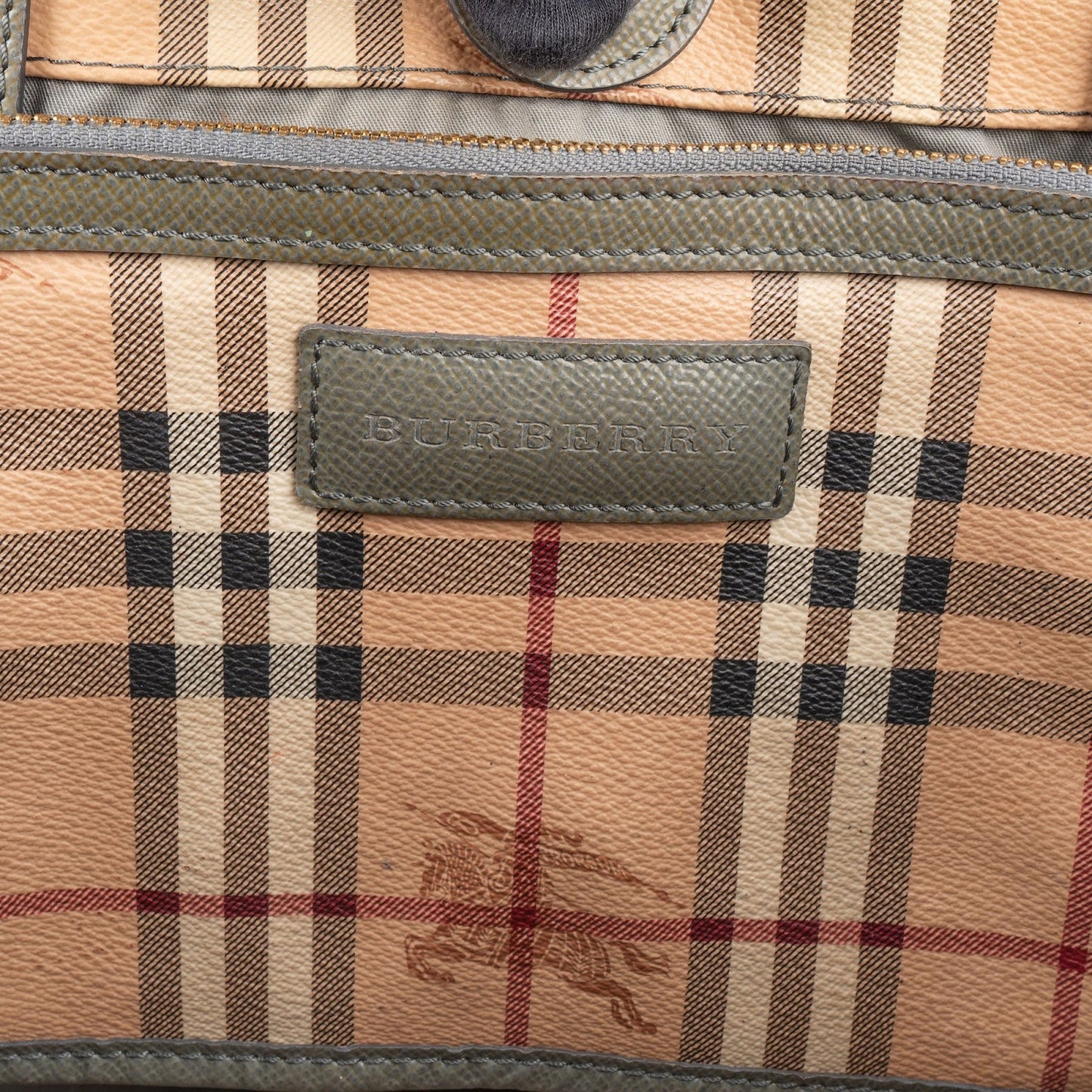 Burberry Haymarket Check Canterbury Tote Shoulder Bag