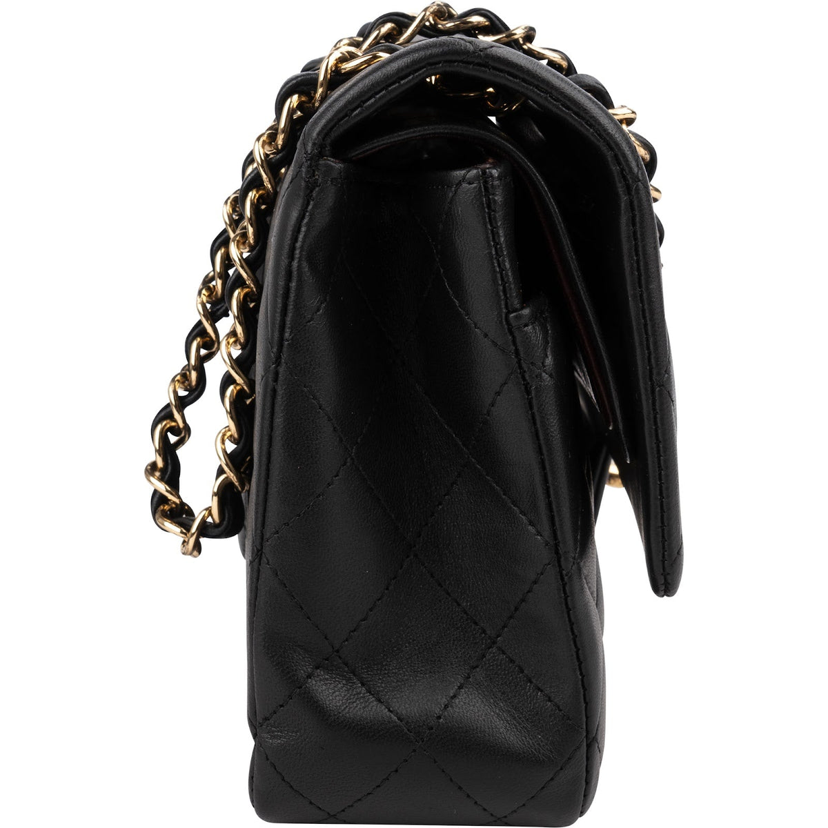 Chanel Quilted Lambskin Medium Double Flap Shoulder Bag