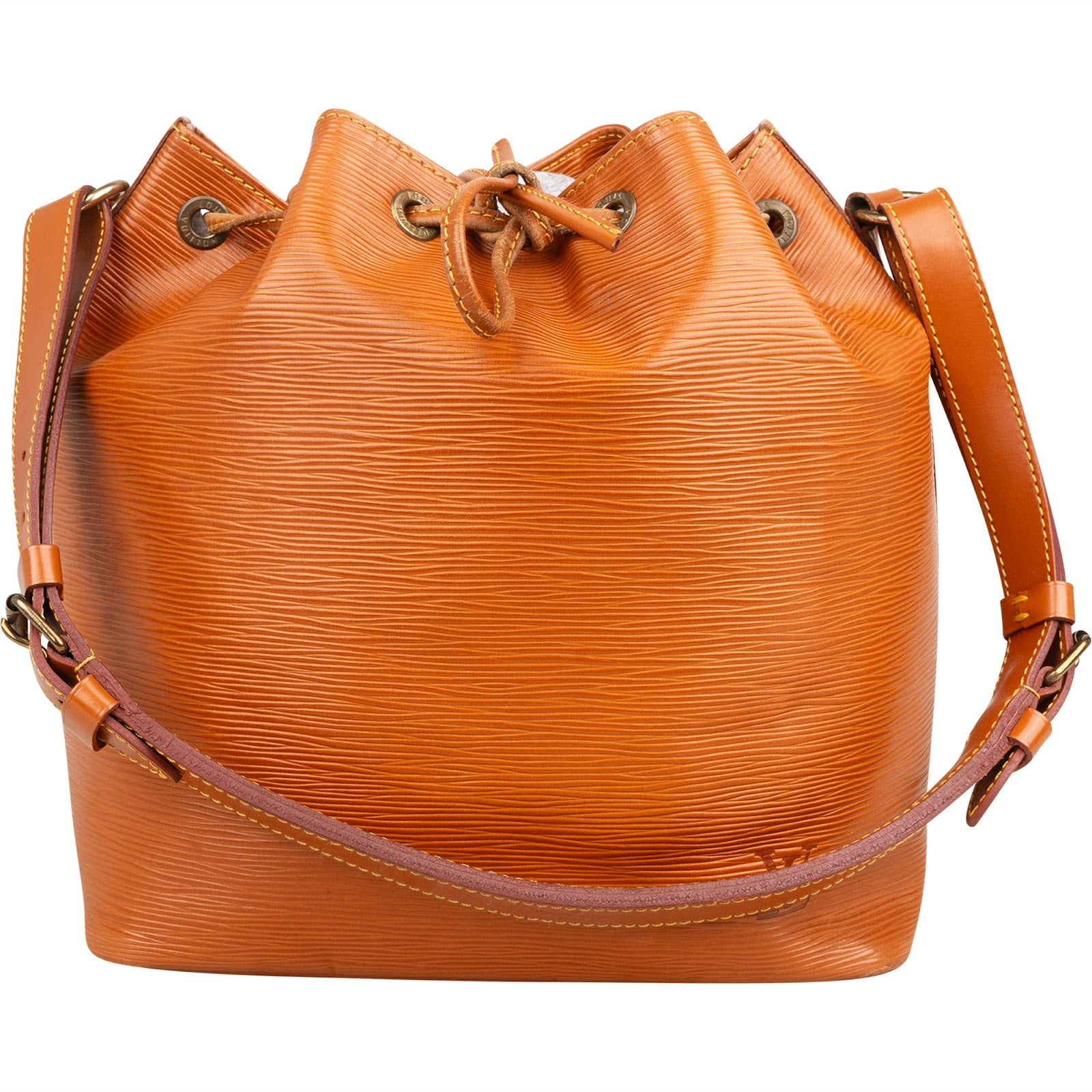 Louis Vuitton Cognac Epi Leather Sac Noé Petit Shoulder Bag