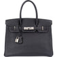 Hermès Dark Navy Bleu Togo Leather Palladium Birkin 30 Handbag