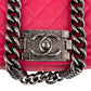 Chanel Quilted Lambskin Single Flap  Boy Crossbody Bag