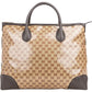 Gucci Monogram GG Coated Canvas Joy Large 45 Weekender Travel Bag