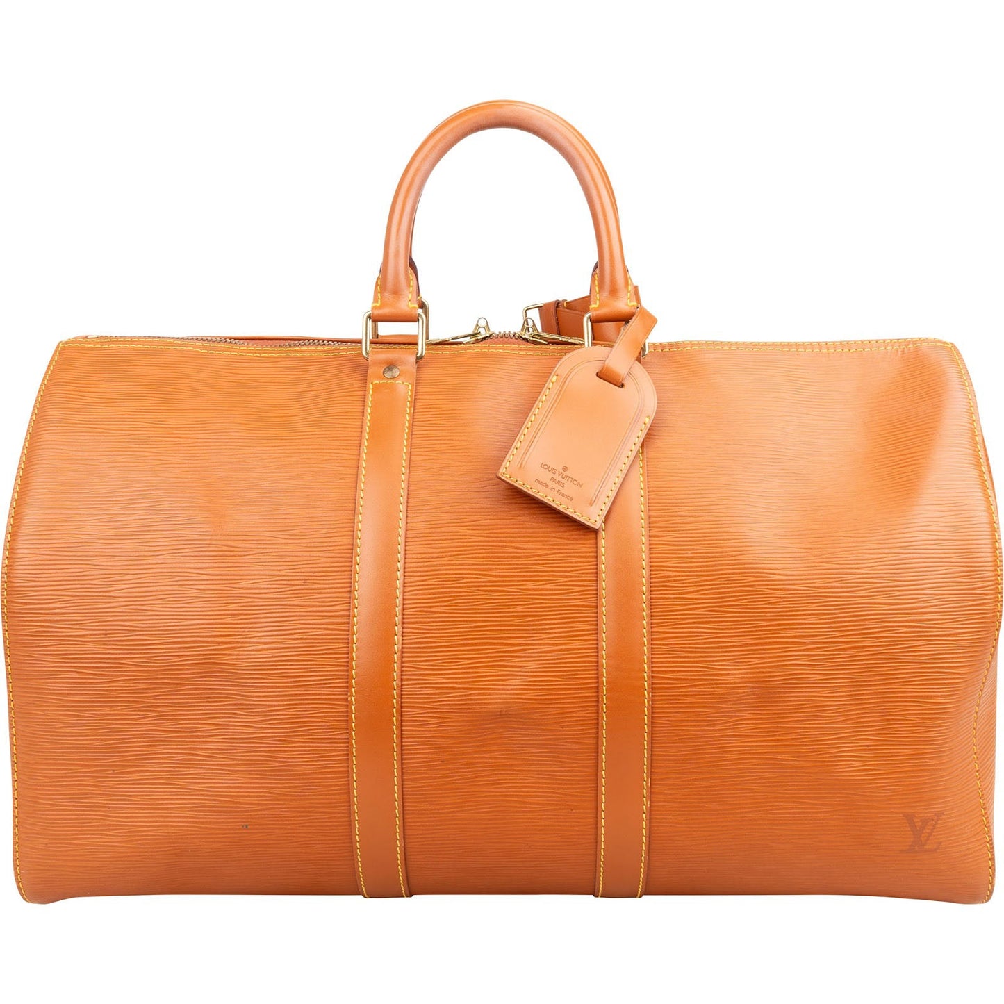 Louis Vuitton Kenyan Fawn Epi Leather Keepall 50 Travel Bag