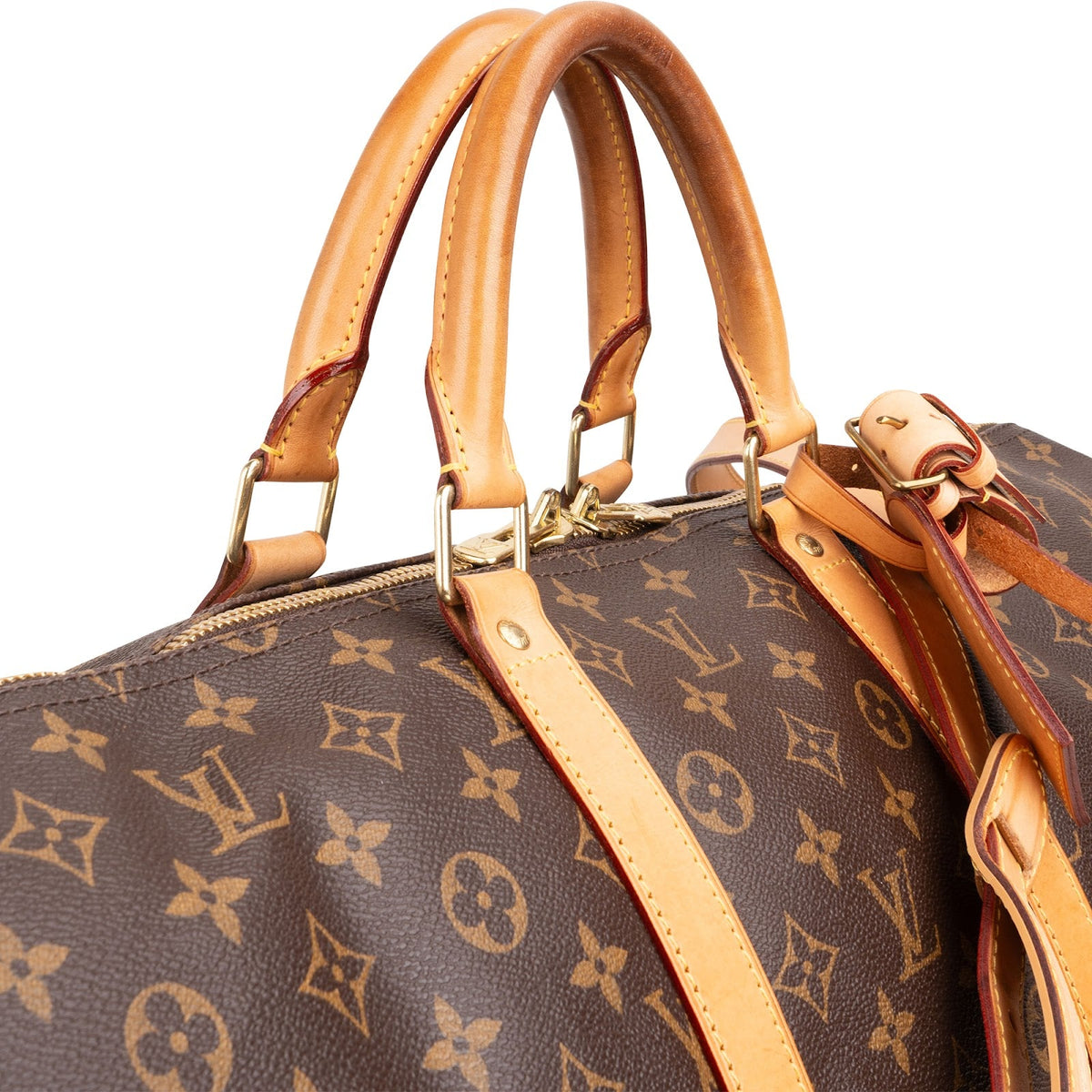 Louis Vuitton Monogram Canvas Keepall 55 Bandoulière Travel Bag