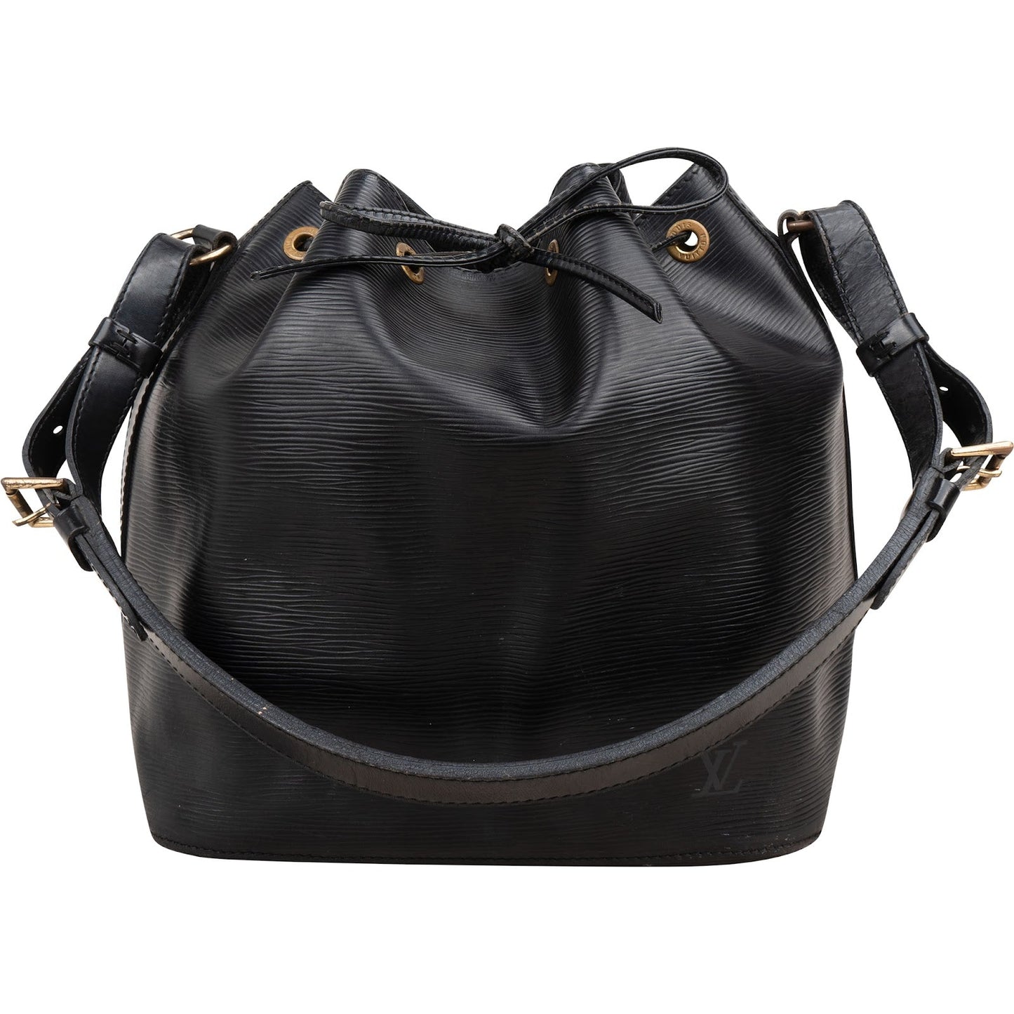 Louis Vuitton Noir Epi Leather Sac Noe Petit Shoulder Bag