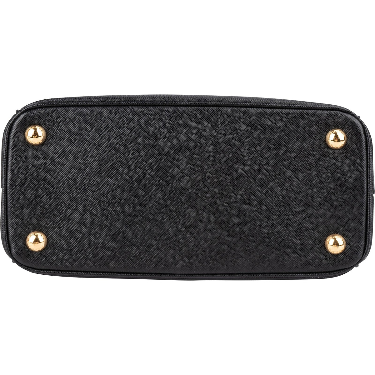 Prada Black Saffiano Leather Small Galleria Handbag