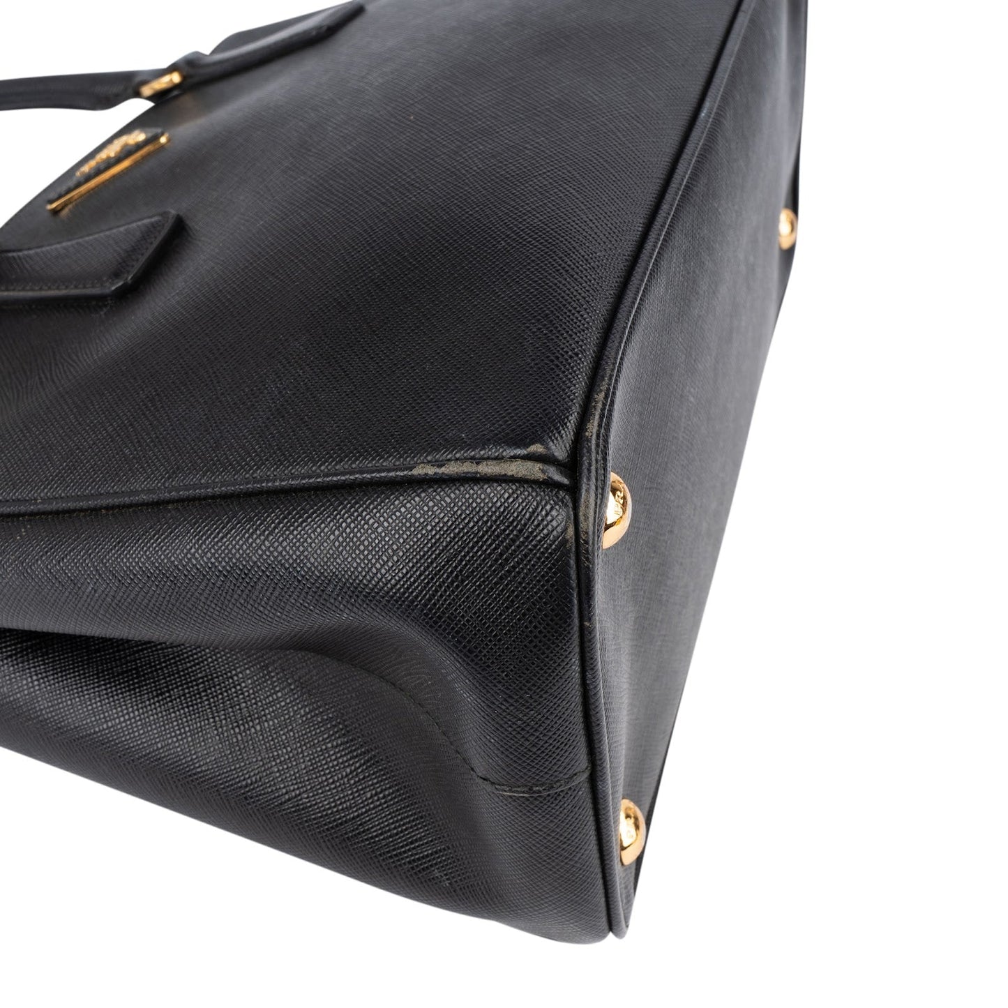 Prada Black Saffiano Lux Galleria Handbag