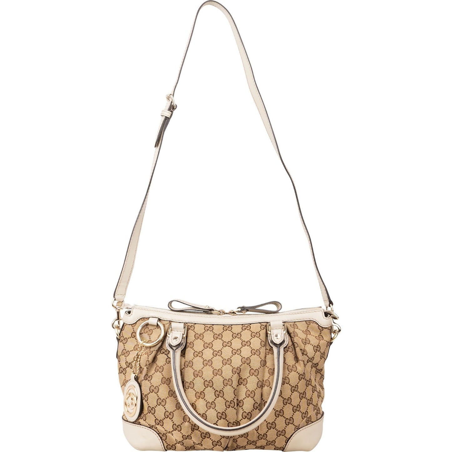 Gucci Monogram GG Canvas Sukey Tote Handbag