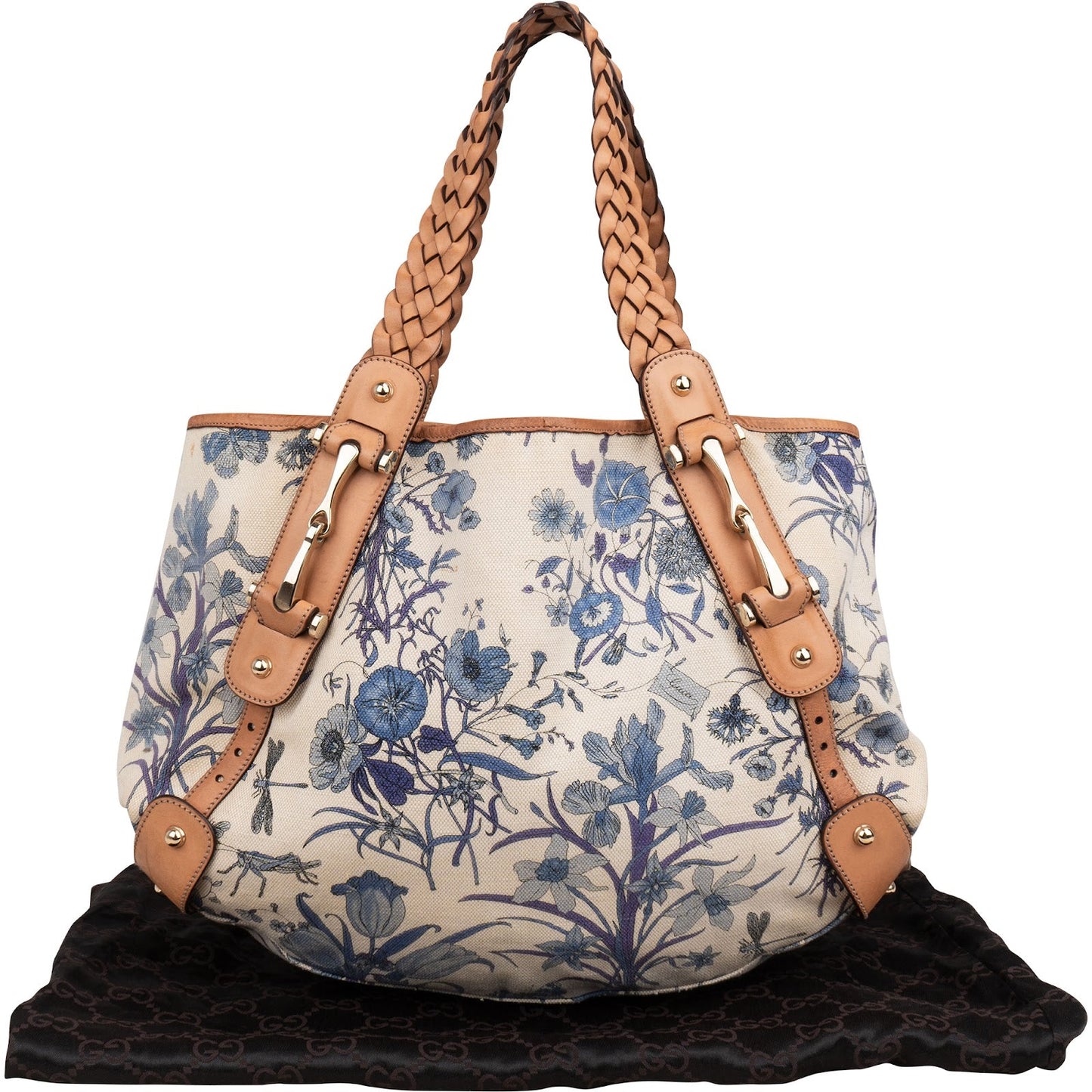 Gucci Floral Monogram Pelham Shoulder Bag