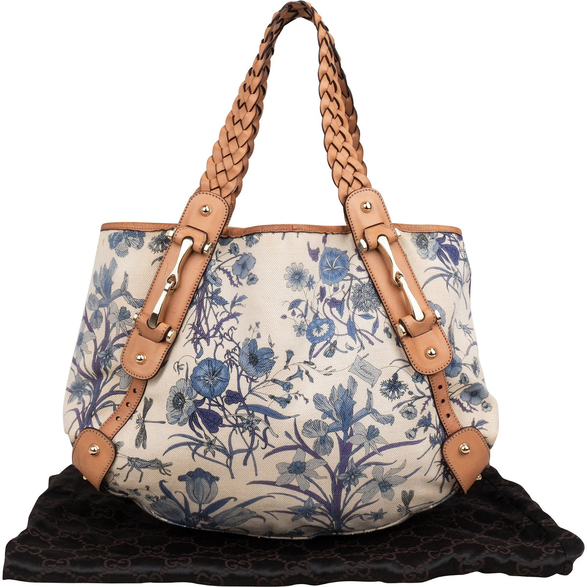Gucci Floral Monogram Pelham Shoulder Bag