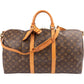 Louis Vuitton Monogram Canvas Keepall 50 Bandoulière Travel Bag