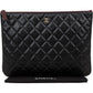 Chanel Quilted Lambskin CC Clutch