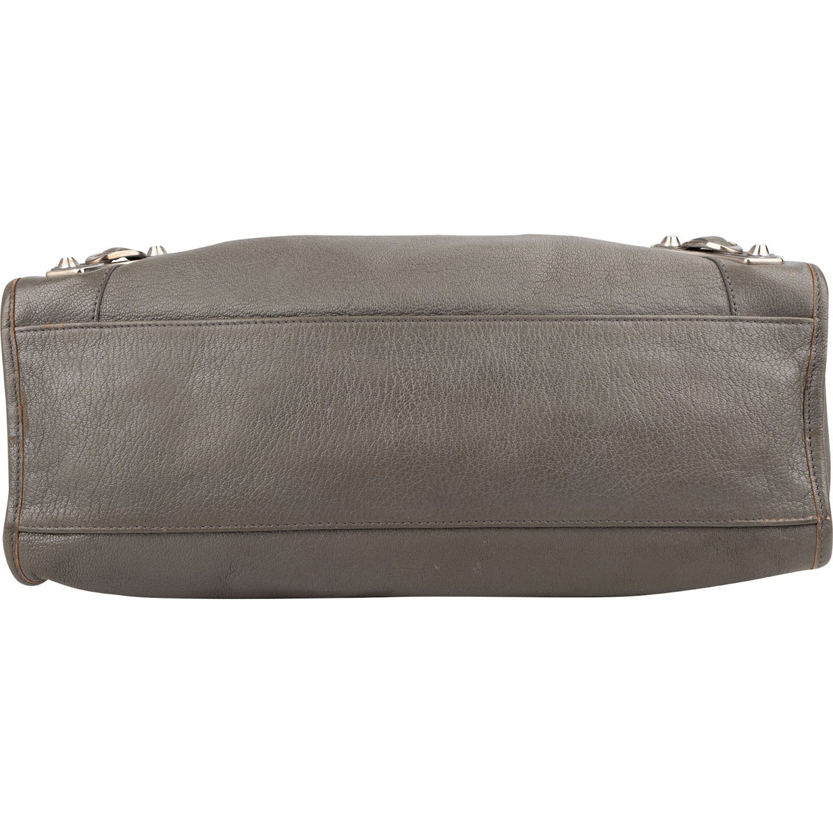 Balenciaga Grey Leather City Handbag