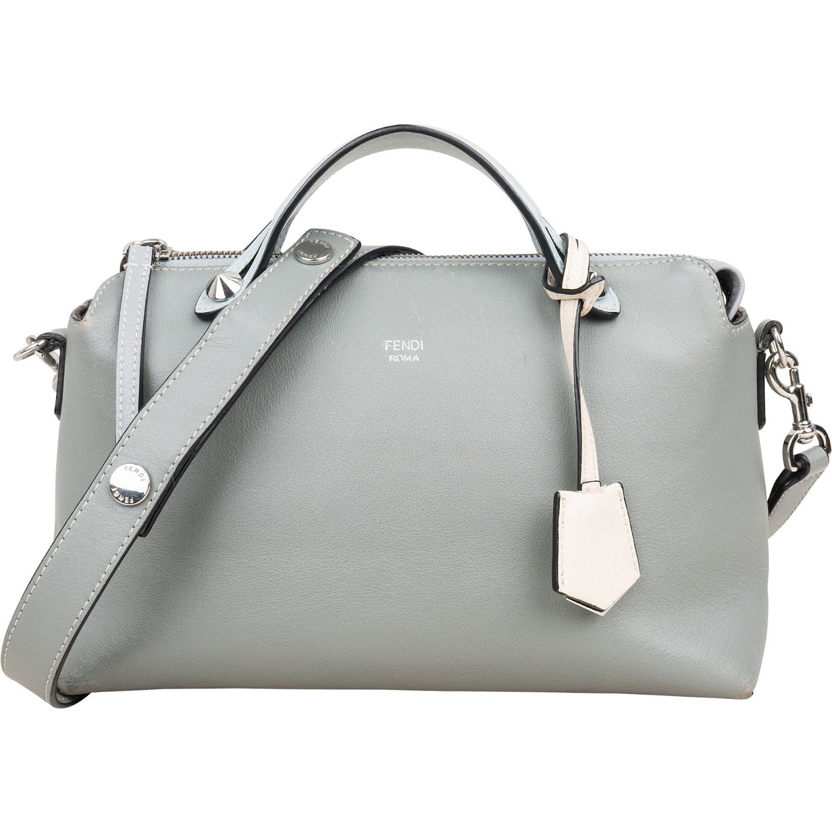 Fendi By The Way Boston aus Leder – Vorderansicht