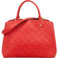 Louis Vuitton Leather Monogram Empreinte Montaigne MM Handbag
