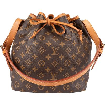 Louis Vuitton Monogram Canvas Sac Noé Petit Shoulder Bag
