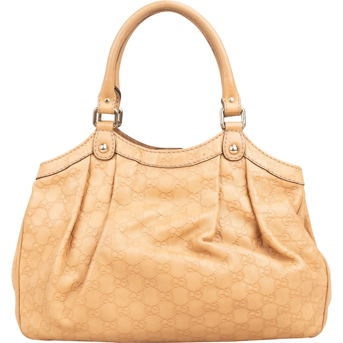 Gucci Beige Guccissima Leather Sukey Handbag