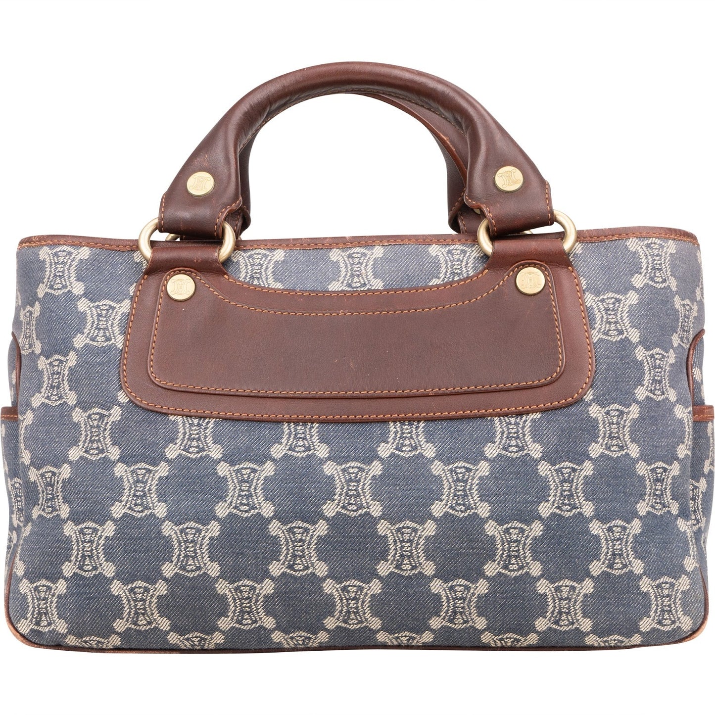 Celine Macadam Denim Boogie Handbag