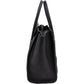 Céline Black Grained Leather Luggage Handbag