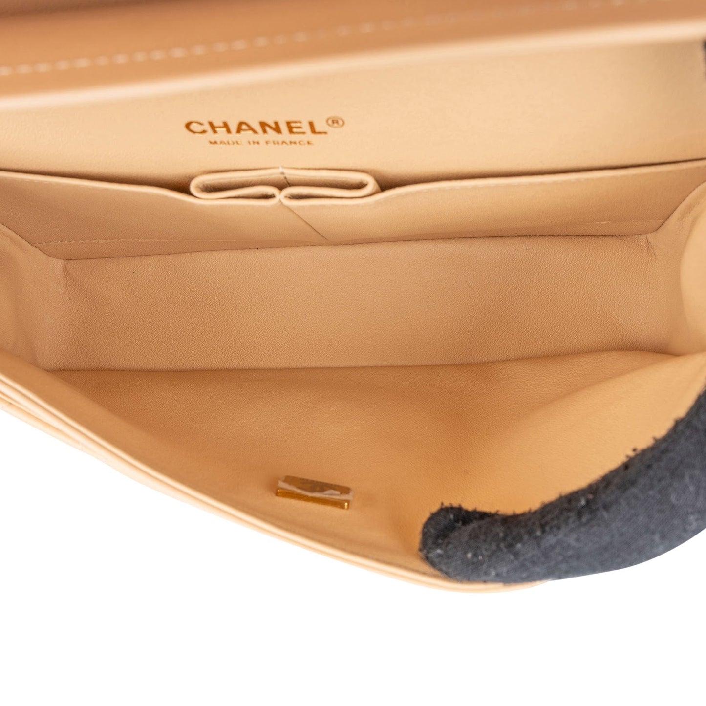 Chanel Quilted Lambskin Medium Double Flap Shoulder Bag