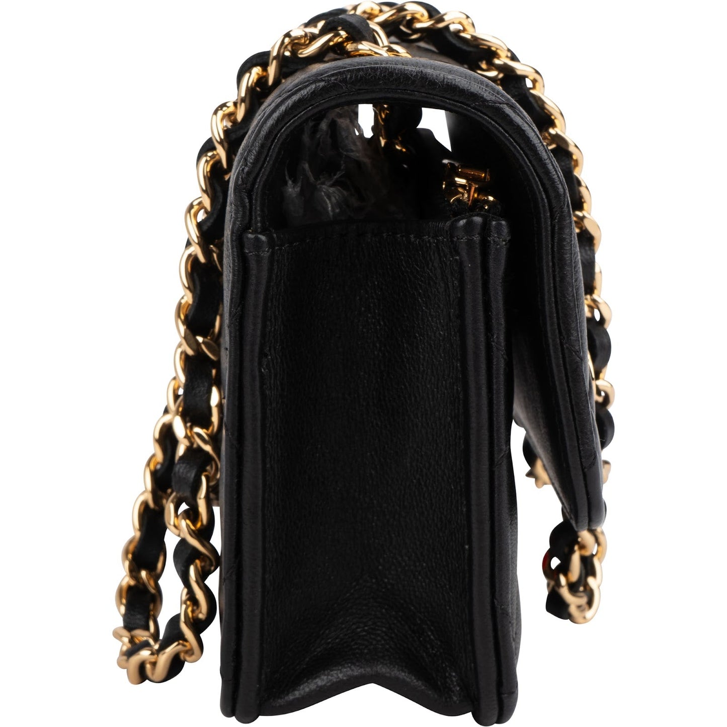 Chanel Quilted Lambskin Coco Casino Single Flap Crossbody Bag