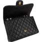 Chanel Quilted Lambskin Jumbo Single Flap Shoulder Crossbody Bag