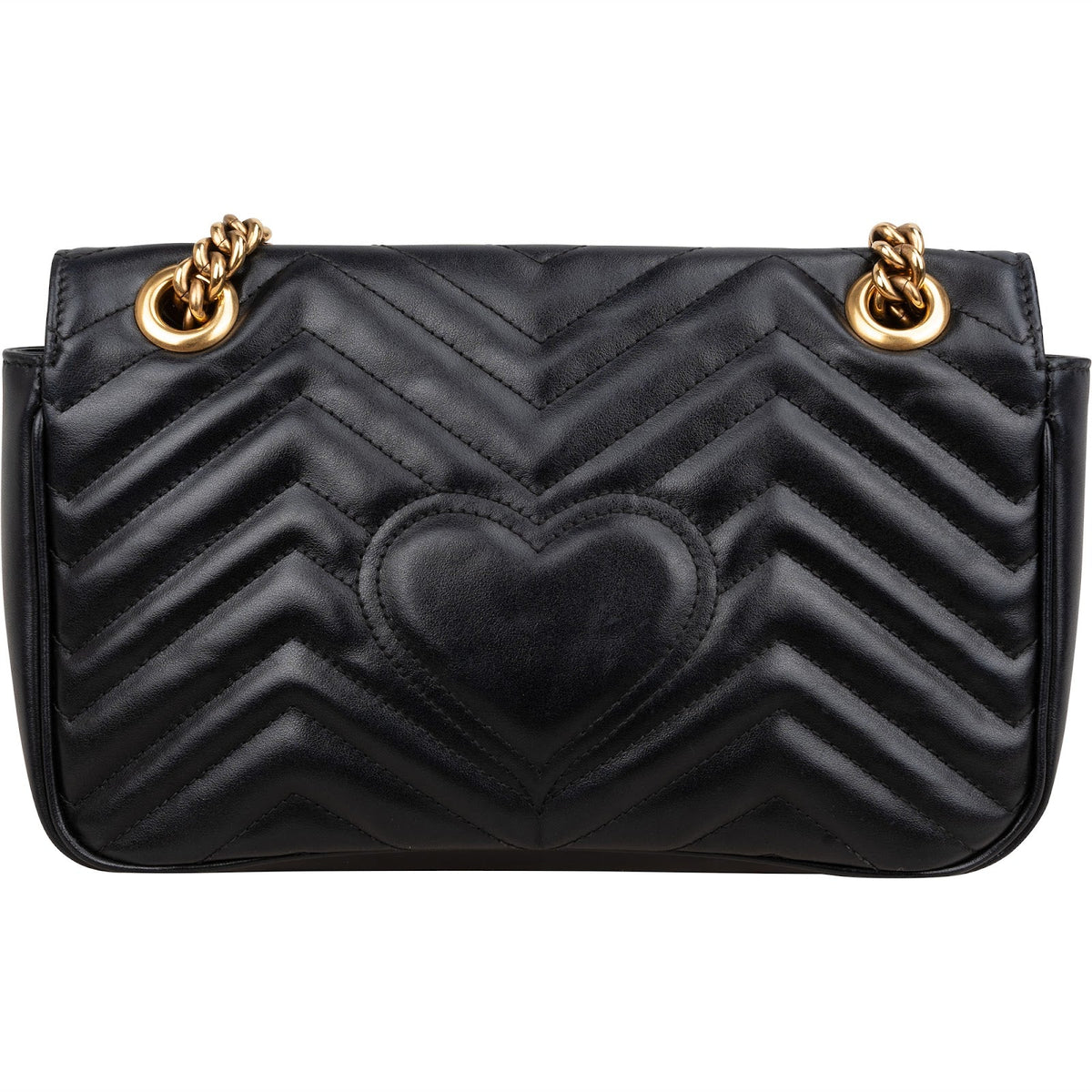 Gucci Chevron Leather GG Marmont Camera Crossbody Bag