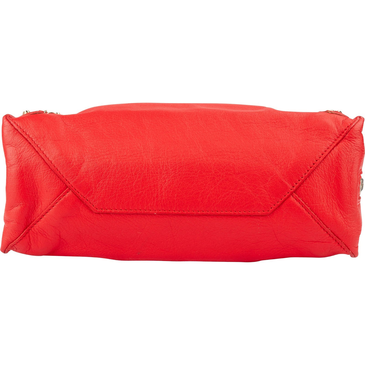 Balenciaga Red Leather Small City Tote Handbag