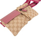 Gucci Monogram GG Pink Belt Crossbody Bag