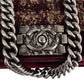 Chanel Velvet & Boucle Tweed Medium Boy Crossbody Bag