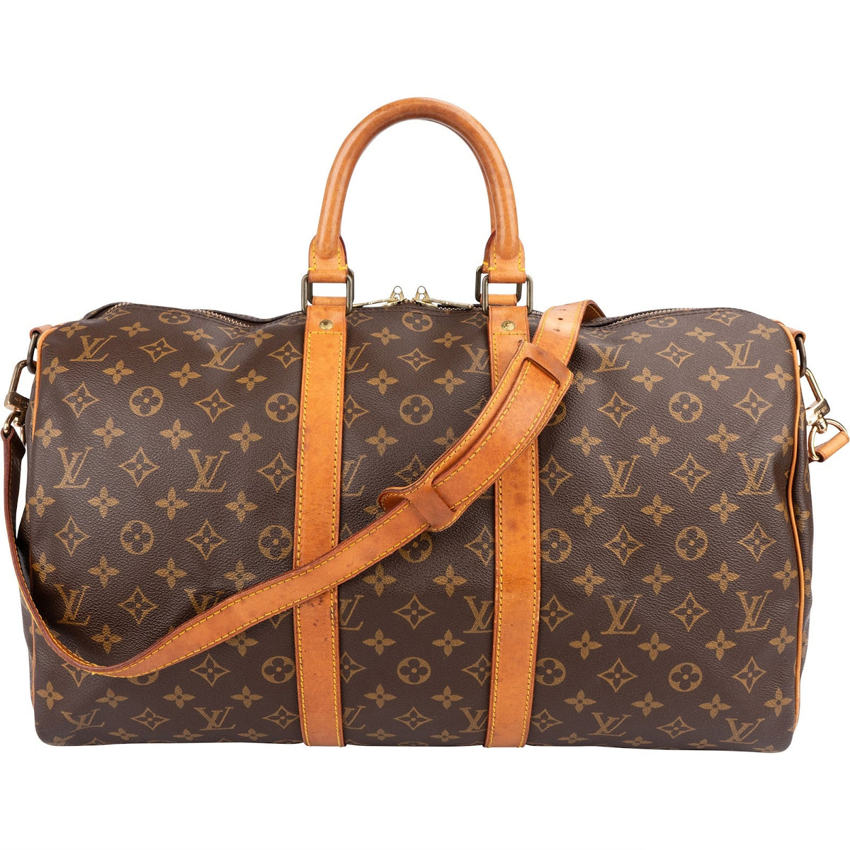 Louis Vuitton Monogram Canvas Keepall 45 Bandoulière Travel Bag