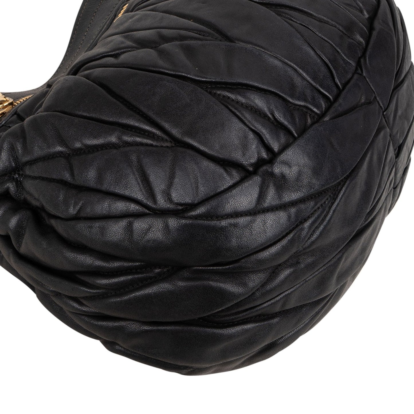 Miu Miu Matelassé Nappa Leather Handbag
