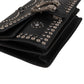 Gucci Black Soft Leather Dionysus Studded Shoulder Bag