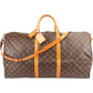 Louis Vuitton Monogram Canvas Keepall 60 Bandoulière Travel Bag