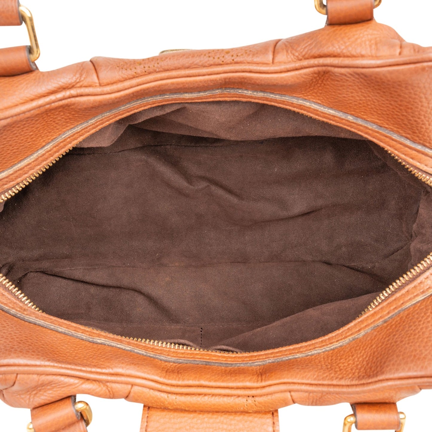 Louis Vuitton Brown Mahina Leather Lunar PM Shoulder Bag