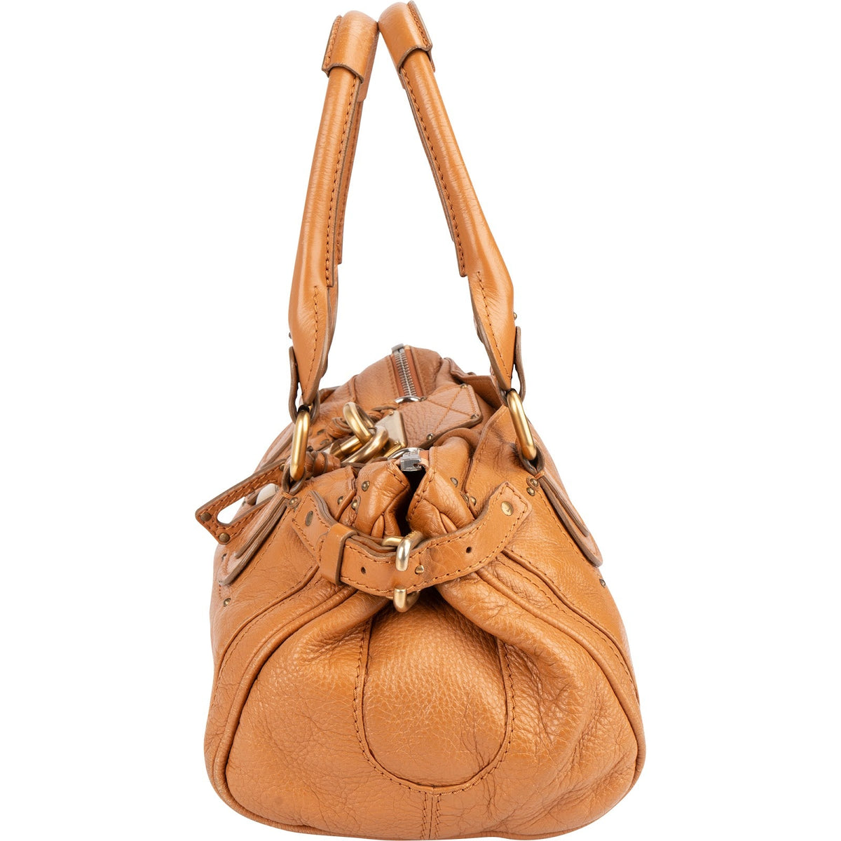 Chloé Brown Leather Paddington Handbag