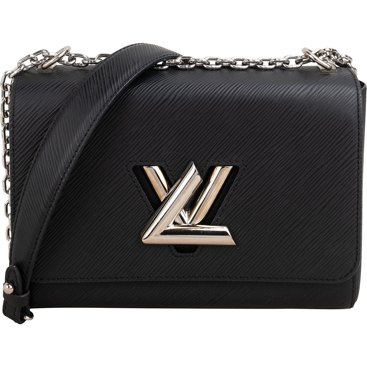 Louis Vuitton Noir Epi Leather Twist MM Crossbody Bag