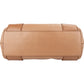 Miu Miu Vitello Madras Brown Leather Tote Shoulder Bag