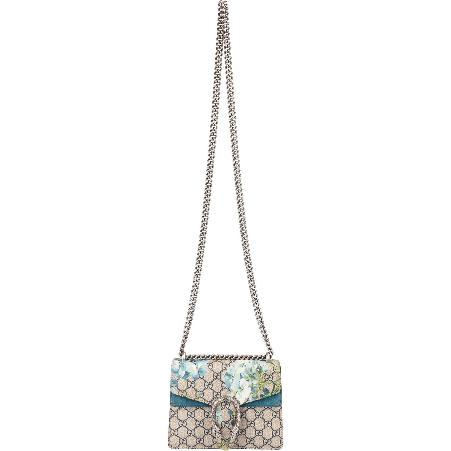 Gucci Monogram GG Supreme Blooms Dionysus Mini Crossbody Bag