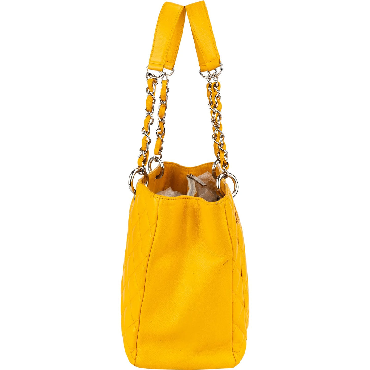 Chanel Quilted Caviar Leather Maxi Grand Shopping CC Tote Shoulder Bag