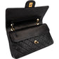Chanel Quilted Lambskin 24K Gold Medium Double Flap Shoulder Bag