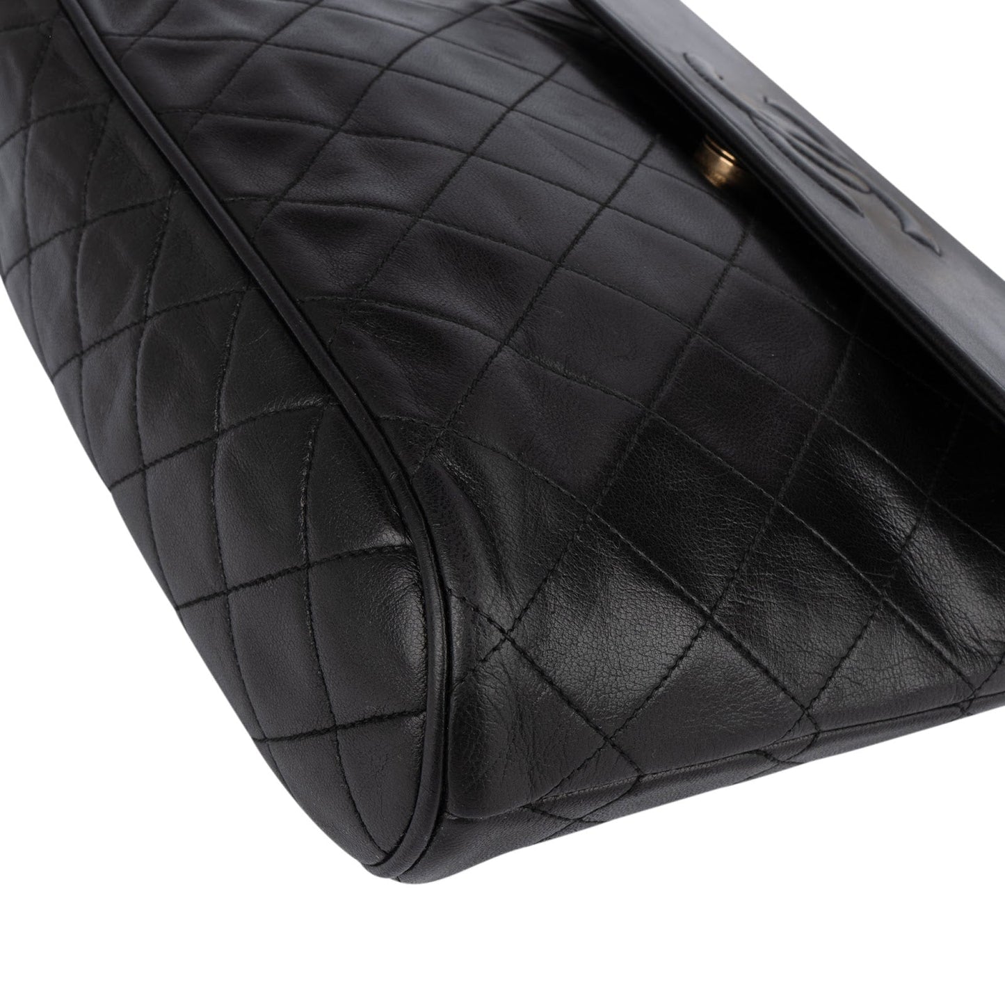 Chanel Quilted Lambskin CC Tassel Single Flap Crossbody Bag