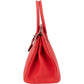 Hermès Rouge Garance Togo Leather Palladium Birkin 30 Handbag