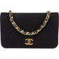 Chanel Quilted Cotton 24K Gold Single Flap Shoulder Bag