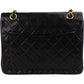 Chanel Quilted Lambskin 24K Gold Double Flap Shoulder Bag