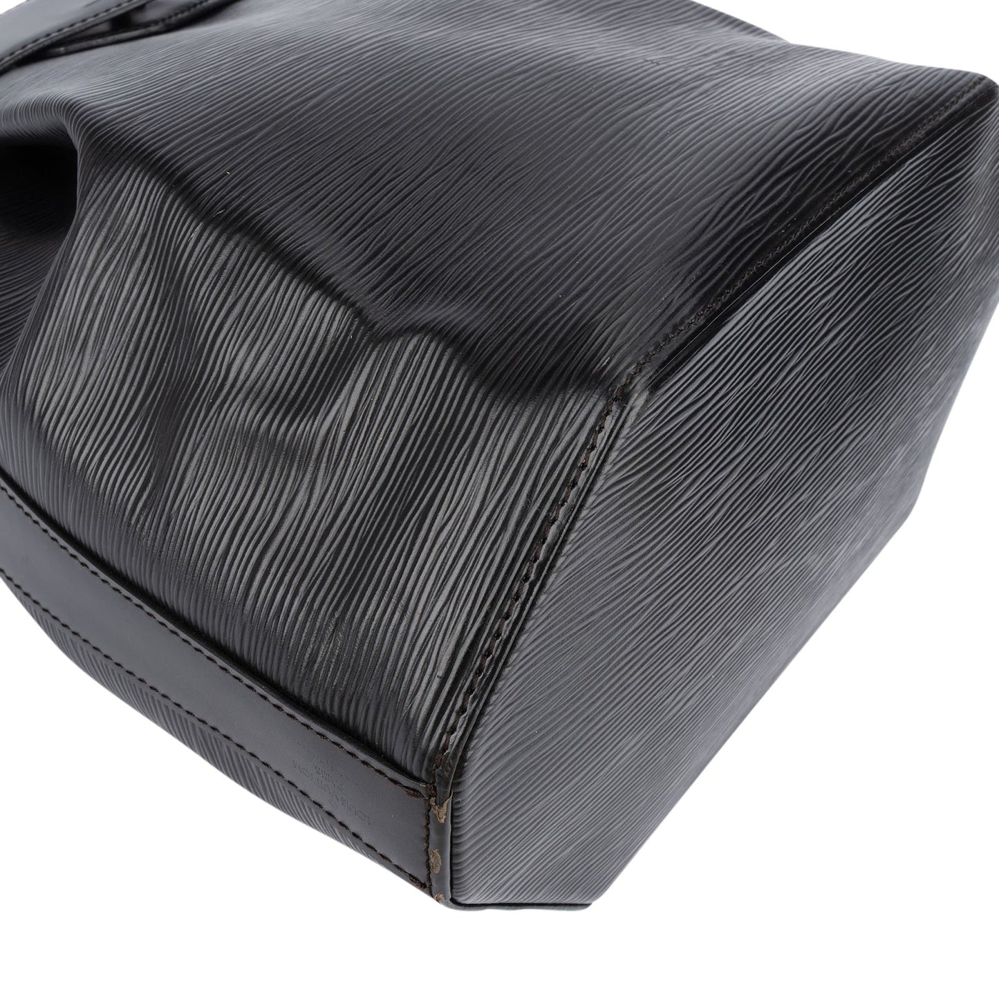 Louis Vuitton Noir Epi Leather Sac d'Epaule Shoulder Bag