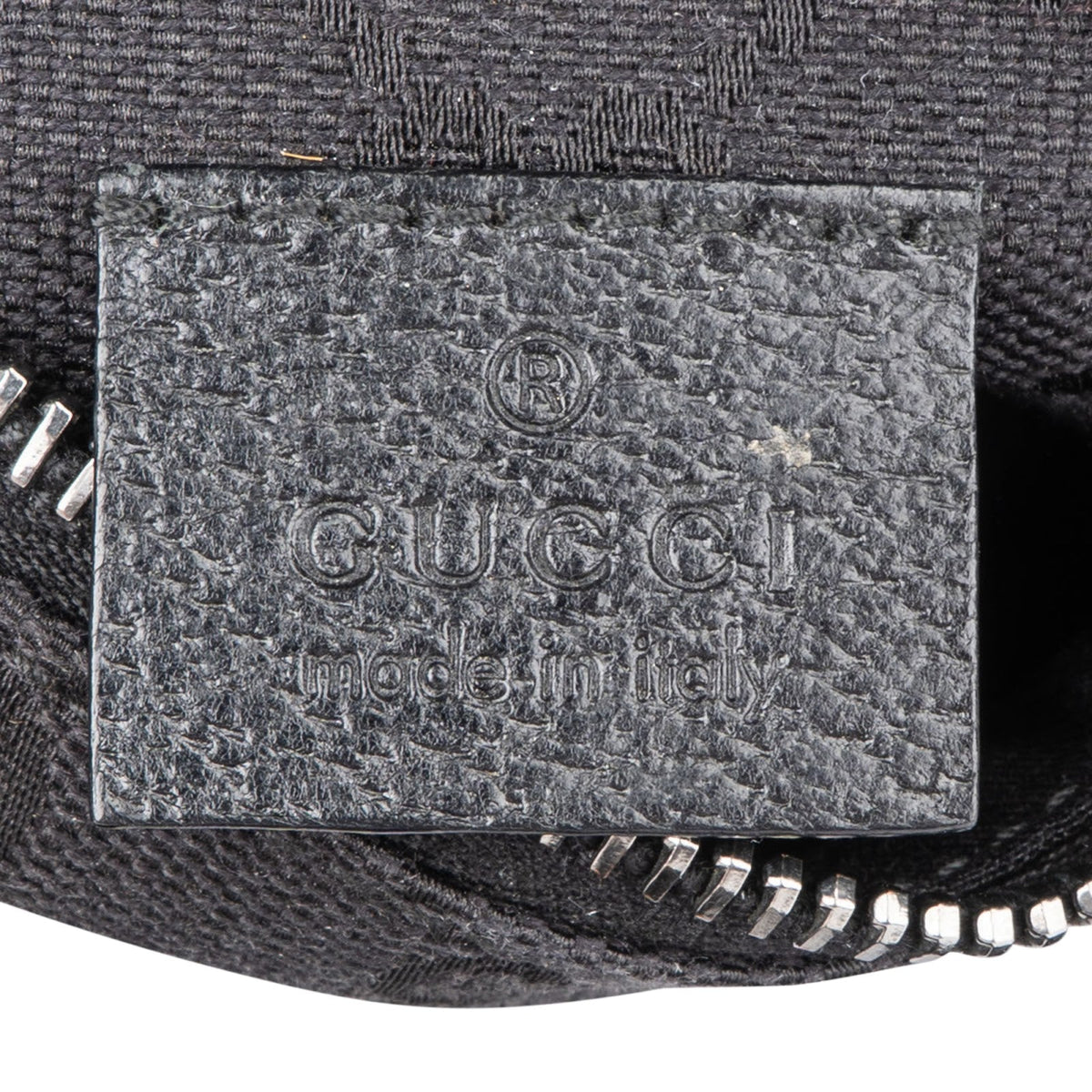 Gucci Schwarz Leder GG Canvas Belt Umhängetasche, Bild 6 von 7