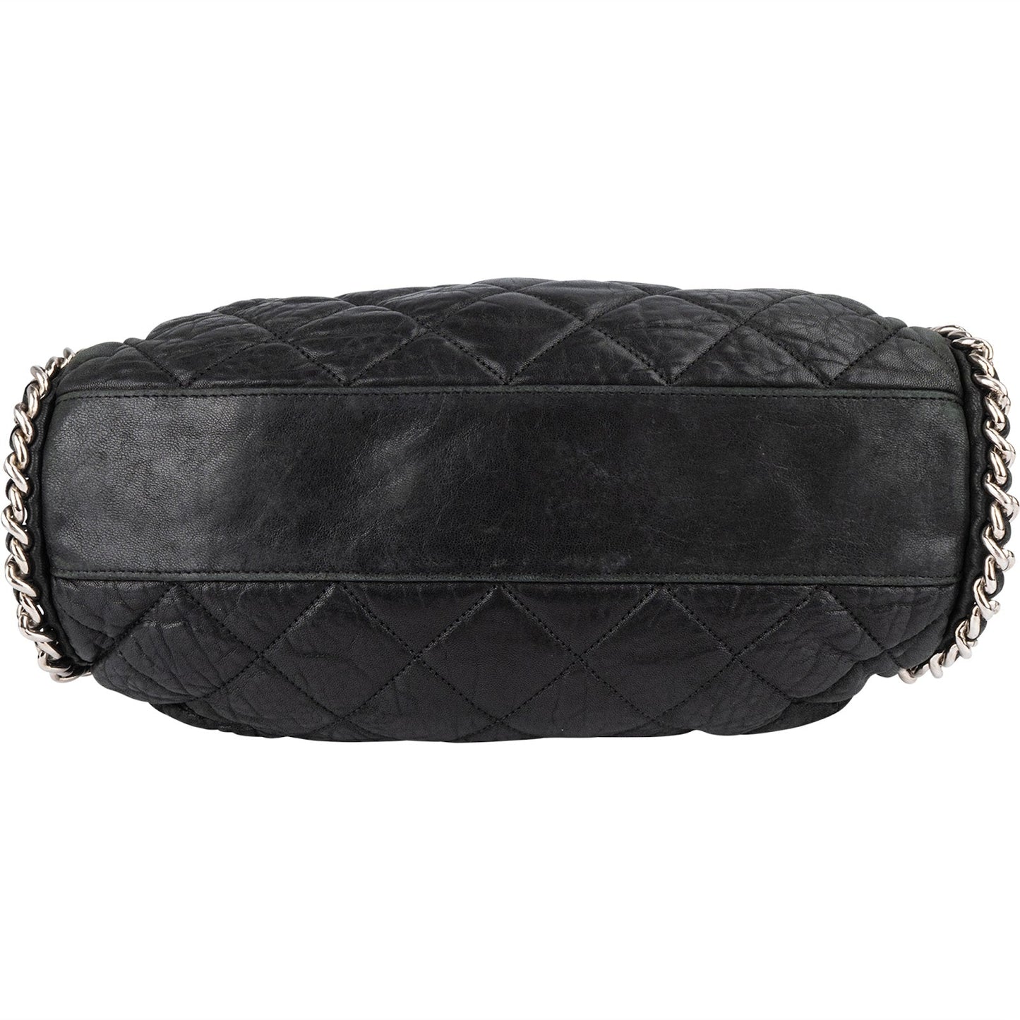 Chanel Quilted Calfskin Bubble Jumbo Single Flap Shoulder Bag
